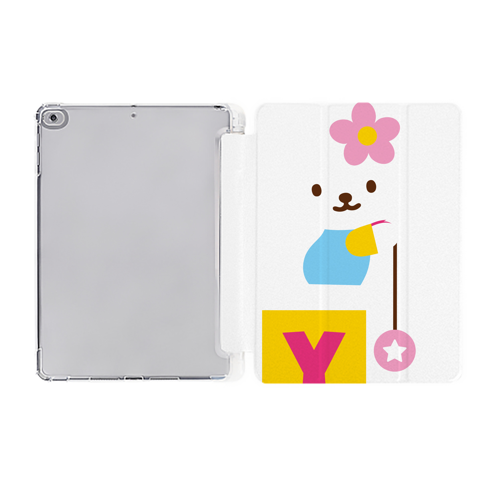 （画像用） Hello Kitty ハローキティ IPad ケース ペン収納付き 三つ折りスタンド PUレザー×シリコン 対応機種9.5/10.5/10.9インチ